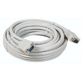 Vga Cable Male To Male 1.5m with 8mm OD, 15-pin connectors, and screw-in design for secure monitor and projector connection