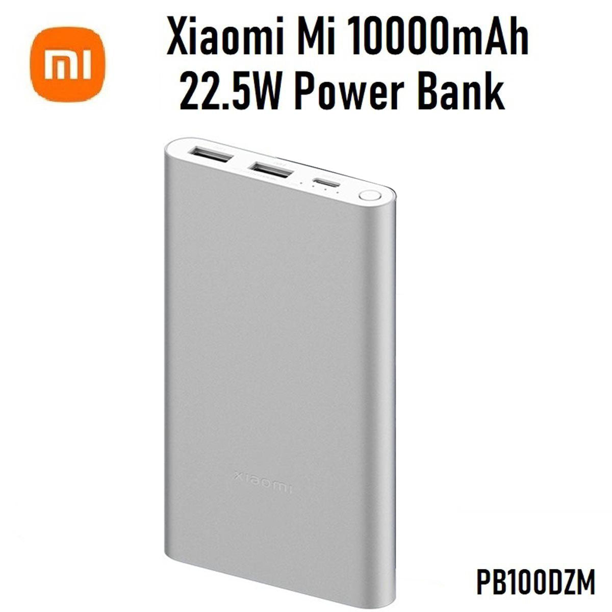 Xiaomi Power Bank 10000mAh 22.5W White P15ZM Integrated USB-C cable