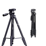 Yungteng VCT-680RM professional tripod stand with 3-way fluid pan head for DSLR cameras