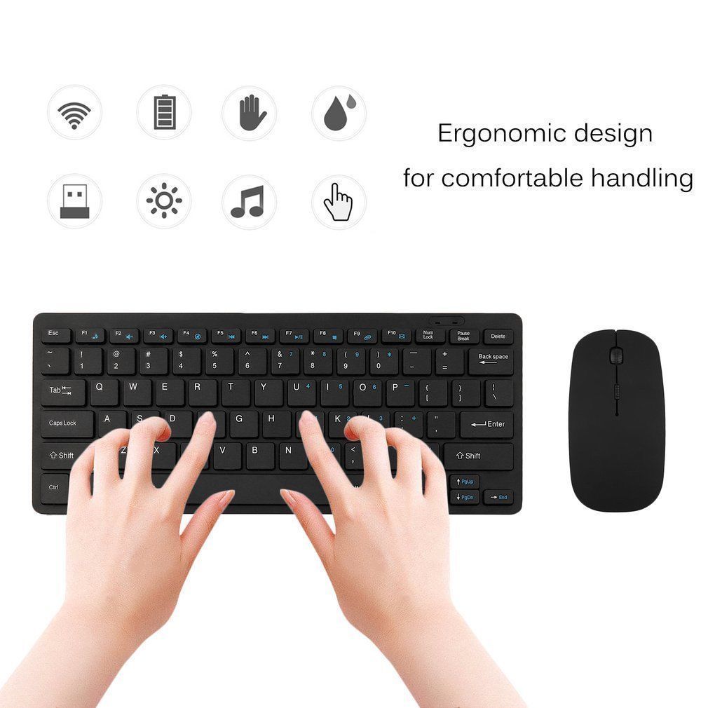 KM 901 Ultra Slim Mini Wireless Keyboard Mouse Set