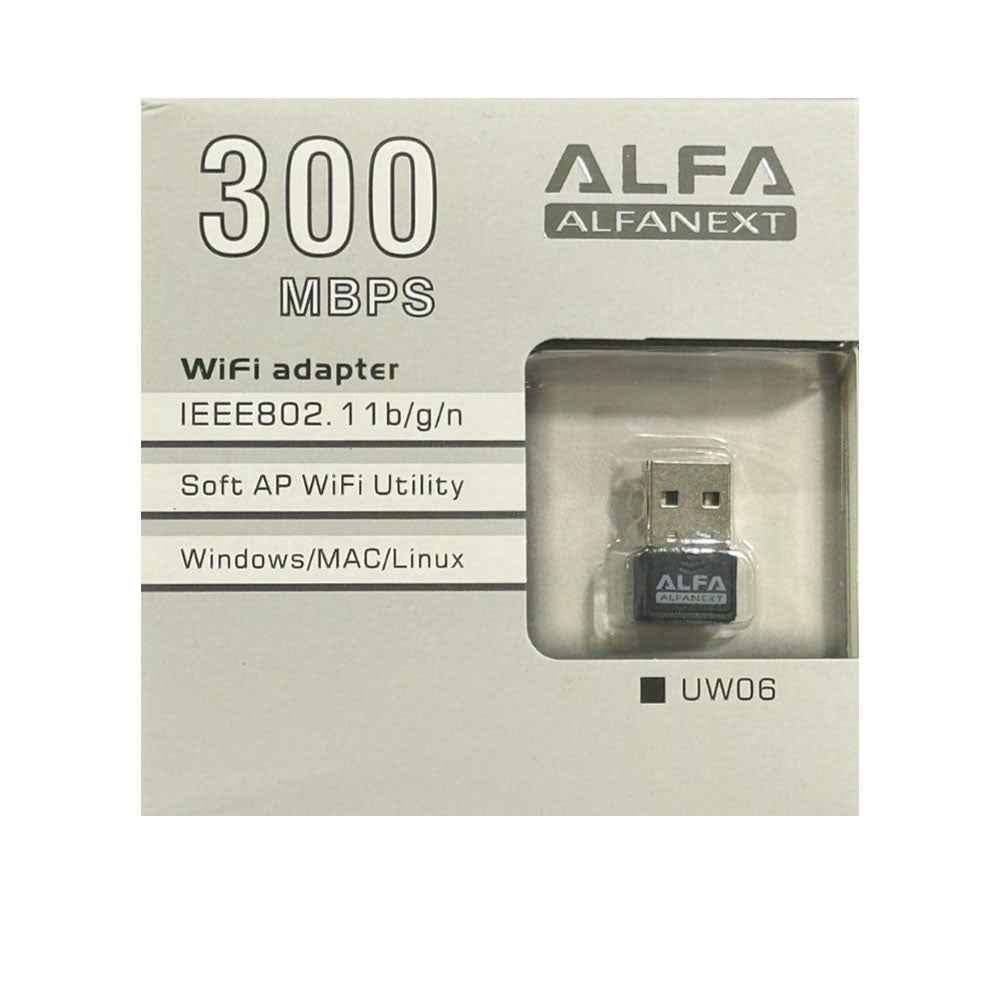 ALFA UW06 ALFANEXT Wireless Adapter 300Mbps WIFI Dongle