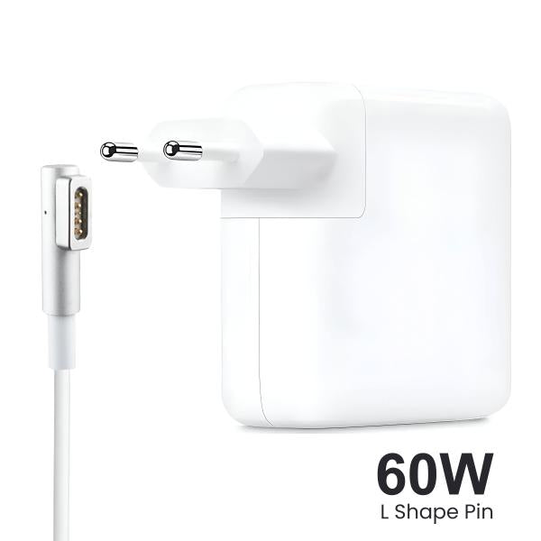 Apple 60W MagSafe 1 AC adapter with L-shape magnetic pin for 13-inch MacBook Pro