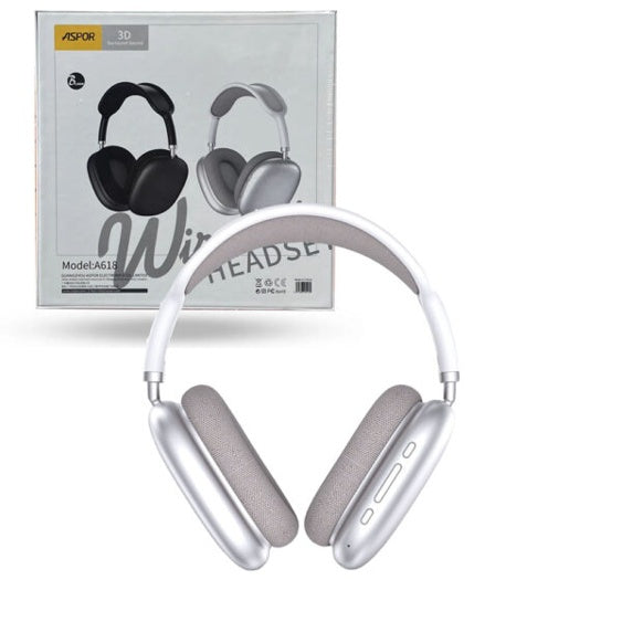 ASPOR A618 Wireless Bluetooth Headset with 5.1 Technology and Ergonomic Ear Cushions