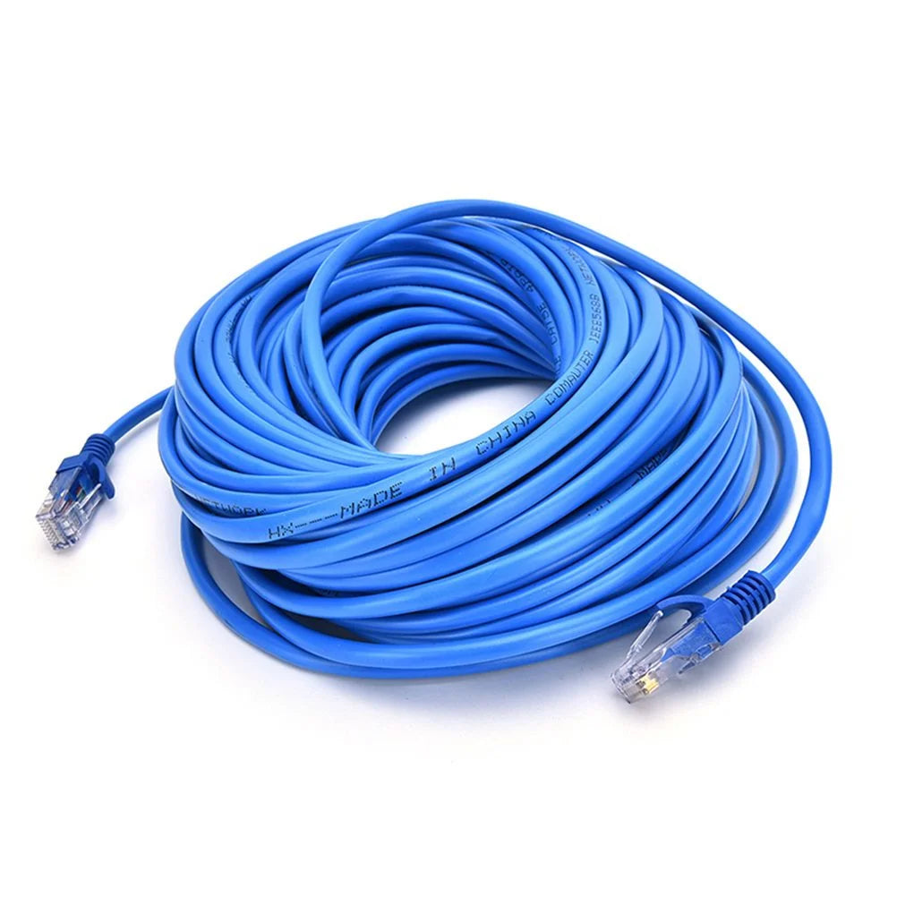 High-speed Cat 6 UTP LAN cable with gold-plated RJ45 connectors for Gigabit Ethernet networks