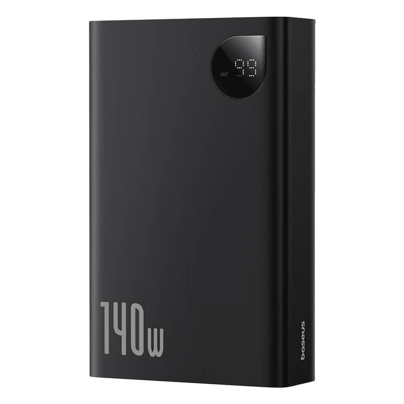 Baseus Adaman 140W 24000mAh Power Bank with Digital Display and 240W Type-C Cable in Cluster Black