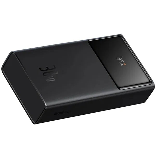 Baseus Star-Lord 10000mAh 30W Power Bank with Digital Display and USB-C Cable in Cluster Black