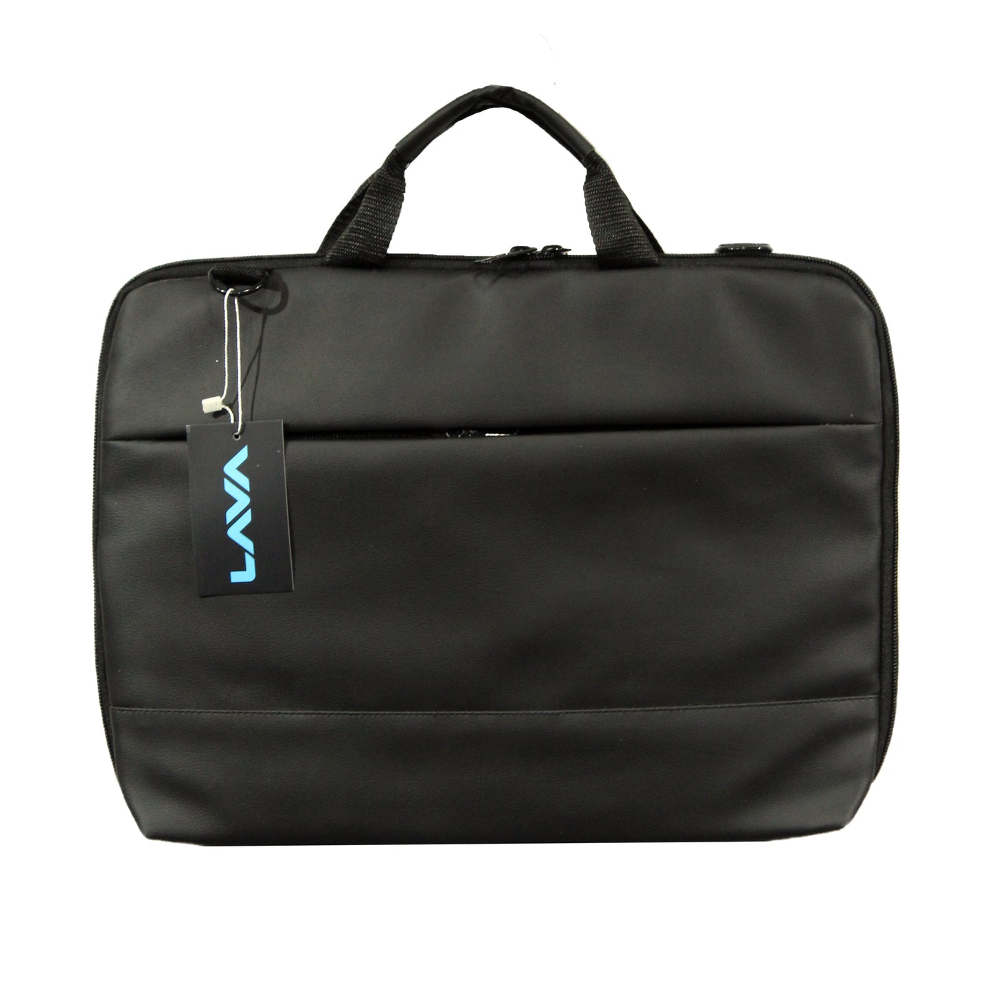 CX01 Ultra Slim 15.6 Inch Laptop Bag in Premium Black PU Leather