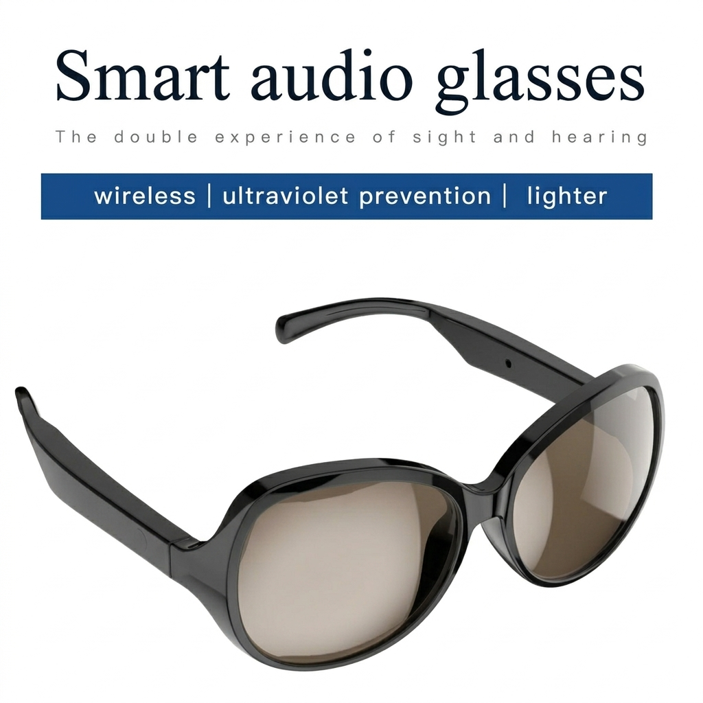 F07 Smart Bluetooth Sunglasses with Open-Ear Audio and Polarized Lenses for Outdoor Sports