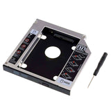 FAT 2nd HDD Caddy 12.7mm SATA 3.0 for Laptop Hard Drive and SSD Expansion.