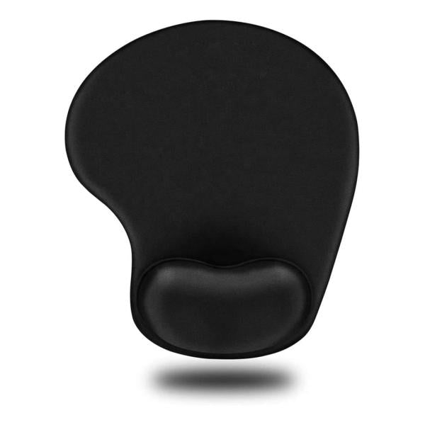 H16 ergonomic gel mousepad with integrated soft wrist rest, smooth surface, and non-slip base for office productivity