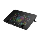 HAWK 069 Laptop Cooling Pad with 5 Silent Fans and Adjustable Ergonomic Height Stand.