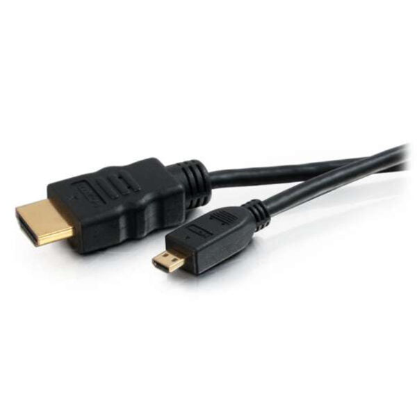 High-Speed HDMI to Micro HDMI Cable for Connecting Cameras and Tablets to Displays.