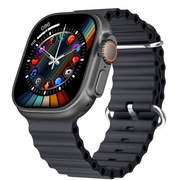 HK10 Ultra 3 premium smartwatch featuring a 2.02 inch full AMOLED display, 1GB local storage, and AI neural features