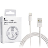 Lightning to USB data sync and charging cable highlighting its precision molded USB-A connector node, high-conductivity Lightning interface pins, and flexible structural strain relief boots