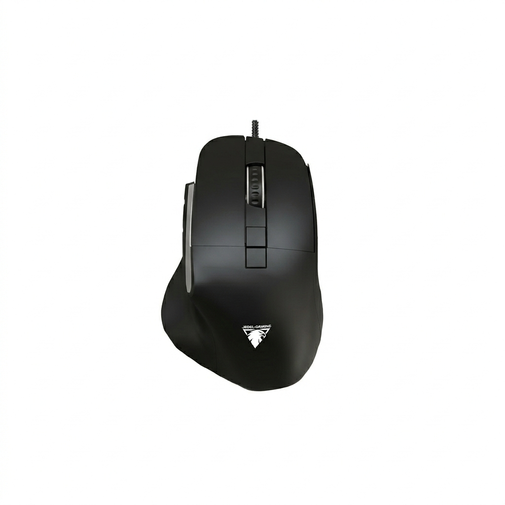 JEDEL CP102 Wired Gaming Mouse with Silent Click Buttons and 3600 DPI Optical Sensor
