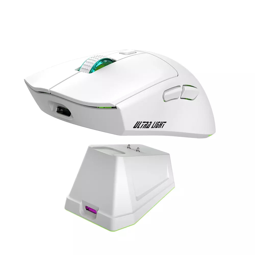 JEDEL WD139 Dual Mode Wireless Gaming Mouse with RGB Charging Dock and Bluetooth 5.1