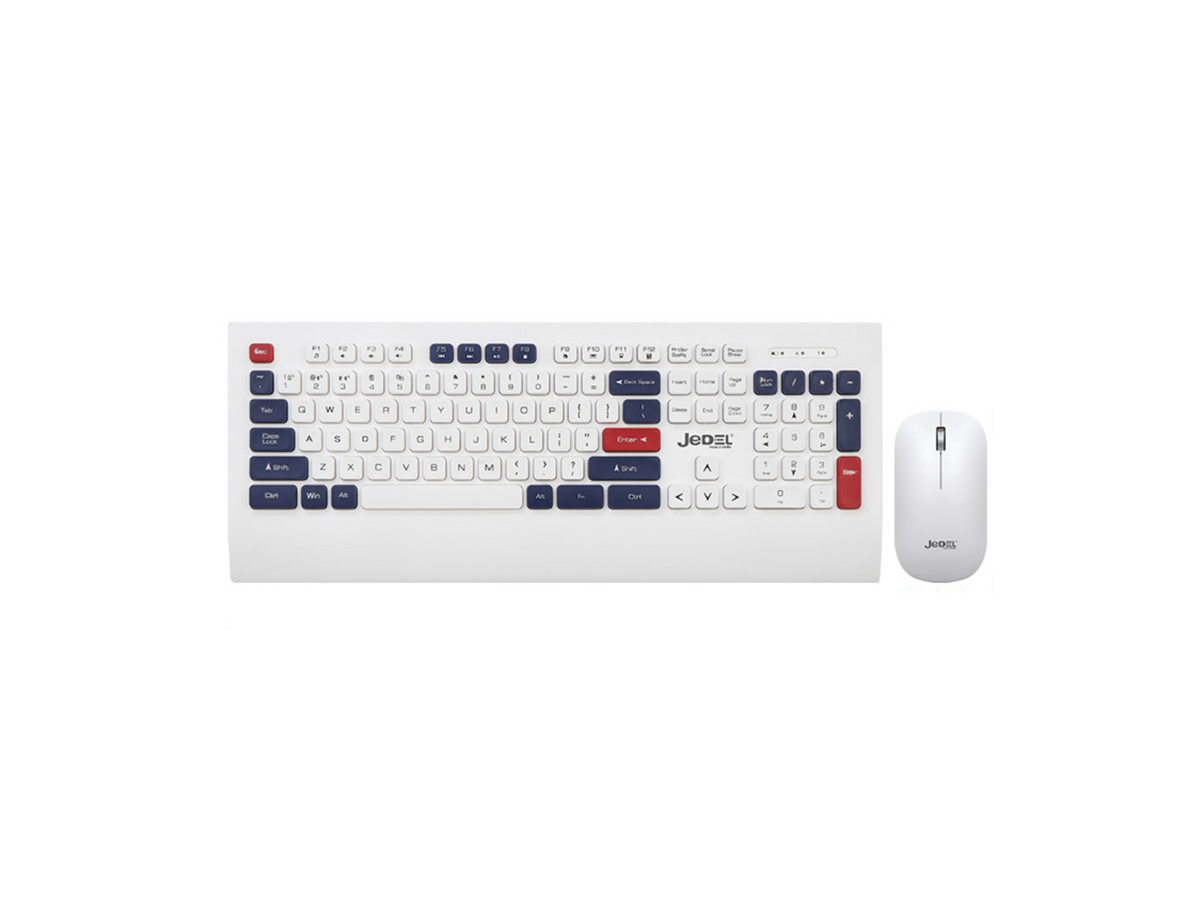 Jadel Keyboard JEDEL WS671 Wireless Keyboard and Mouse Combo | Long Battery Life ...
