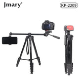 Jmary KP-2209 professional 1.7m tripod with horizontal extendable arm and detachable monopod mode