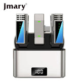 Jmary MW-15 wireless lavalier microphone with Type-C receiver and 48-hour battery life charging case for Android smartphones