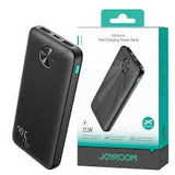 Joyroom JR-PBF15 10000mAh 22.5W LED Fast Charging Power Bank, featuring a compact high-capacity battery, digital LED display, and efficient fast-charging capabilities for your mobile devices