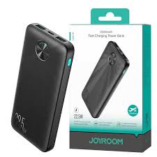 Joyroom JR-PBF15 10000mAh 22.5W LED Fast Charging Power Bank, featuring a compact high-capacity battery, digital LED display, and efficient fast-charging capabilities for your mobile devices