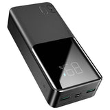 Joyroom JR-QP192 22.5W power bank featuring 20000mAh capacity, integrated big LED digital display screen, 3 outputs, and dual input layout