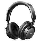 Joyroom OH-1 black wireless Bluetooth headset with 15 hours battery life, 40mm drivers, and Type-C charging