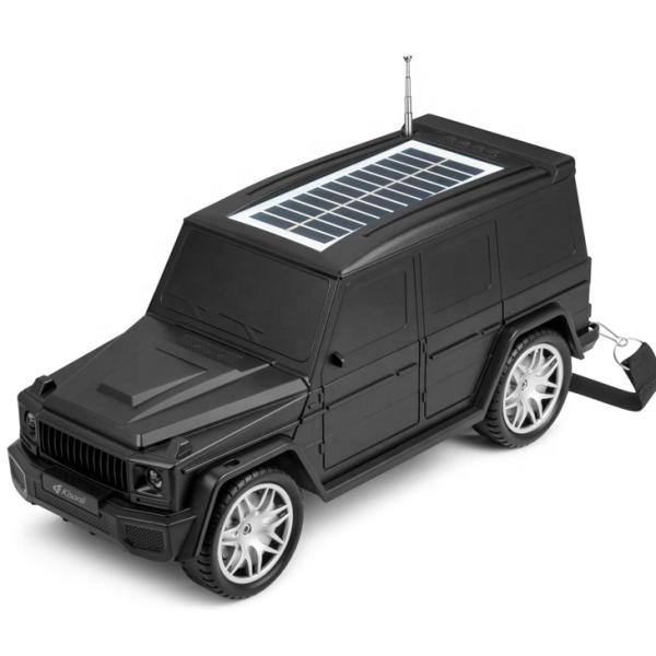 Kisonli B2 solar powered portable Bluetooth speaker with 10W output and FM radio support
