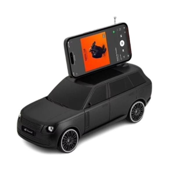 Kisonli B3 portable Bluetooth speaker with solar charging panel, emergency flashlight, and 10W super bass