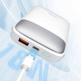 LDNIO PQ19 10000mAh 22.5W Power Bank with USB-C Fast Charging, Smart LED Display, and Built-in Charging Cables for reliable high-capacity mobile power