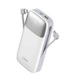 LDNIO PQ20 20000mAh 22.5W Power Bank with USB-C Fast Charging, Smart LED Display, and Built-in Charging Cables for reliable high-capacity mobile power