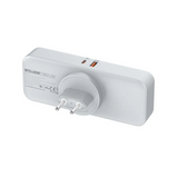 LDNIO SC3317 Wall Plug Expansion with 3 AC outlets and 30W USB-C PD fast charging featuring a 180-degree rotating plug