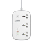 LDNIO SCW3451 WiFi Smart Power Strip with 3 universal outlets and PD/QC 3.0 fast charging ports