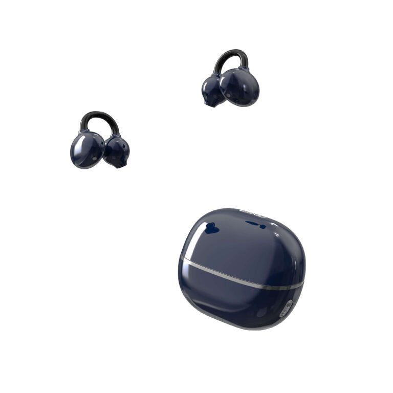 LDNIO T09 Wireless Stereo Earphones with Bluetooth 5.4, Low Latency Gaming Mode, and Touch Control in Blue