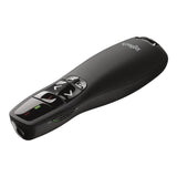 Logitech R400 Wireless Presenter with red laser pointer and intuitive slide controls