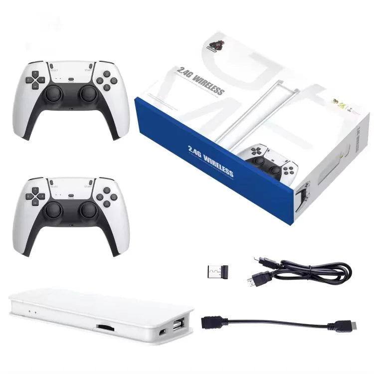 M15 4K Ultra HD retro video game stick with 20,000 games and two wireless controllers