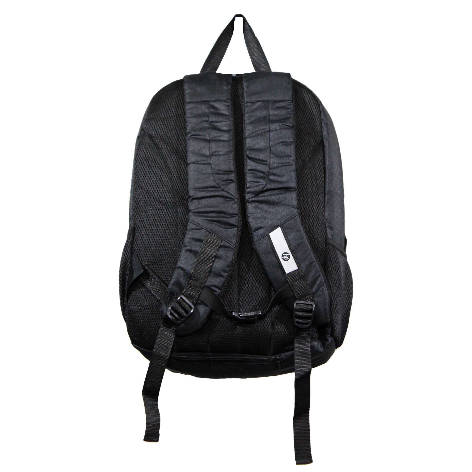 M4S Laptop Bag Pack in black with built-in rain cover and padded laptop compartment