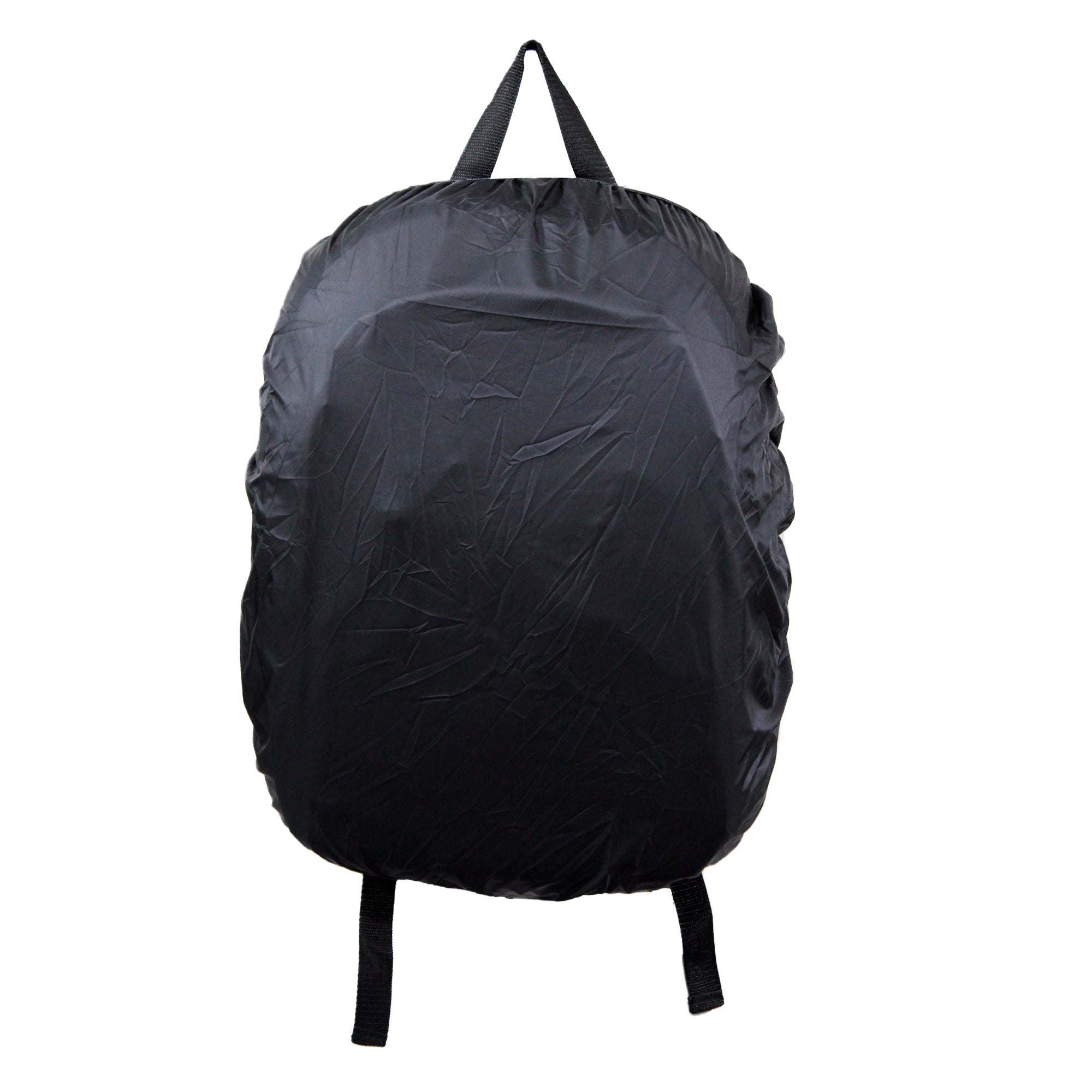 M4S Laptop Bag Pack in black with built-in rain cover and padded laptop compartment.