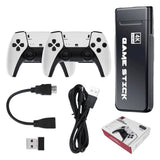 M8 Pro 4K game stick with 20,000 games, Tekken 3, and two wireless controllers featuring RK3228 chipset