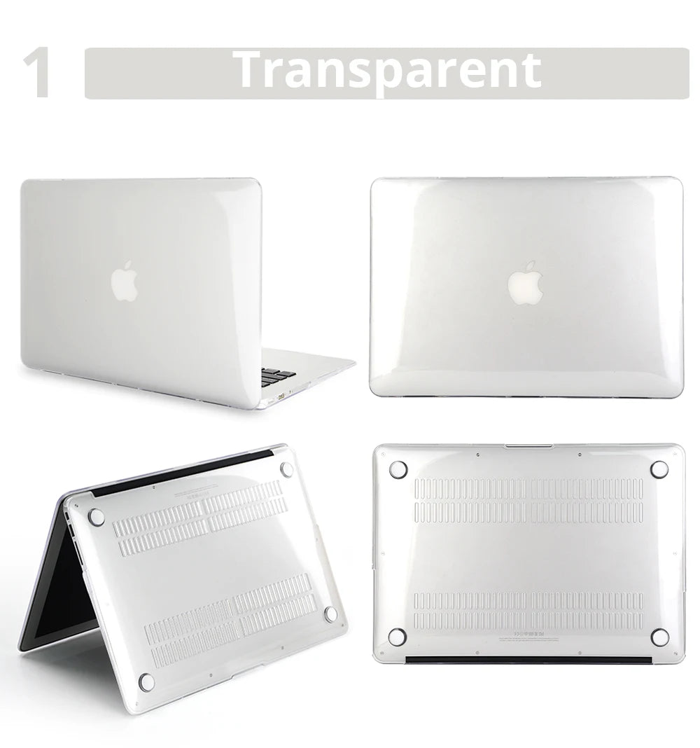 Protective hard shell case for MacBook Pro 13-inch models A1706, A1708, A1989, A2159, A2289, A2251, and A2338