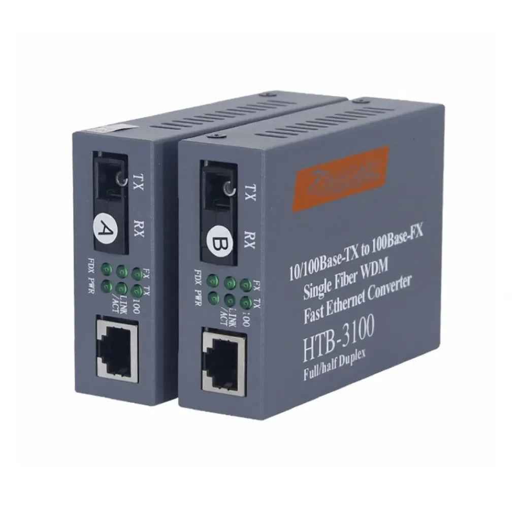 Netlink Htb-3100 Ethernet Media Converter 10/100 Base（2PCS)