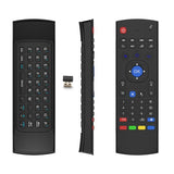 Mx3 Air Mouse Voice Remote Control with 6-axis gyroscope, IR learning, and LED backlighting for Smart Tv and Android Tv Box