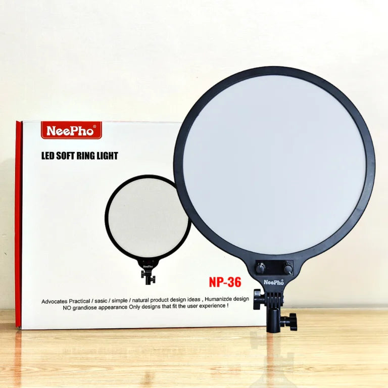 Neepho NP-26 Ring Light Soft LED Photography Lighting for Studio and Content Creation