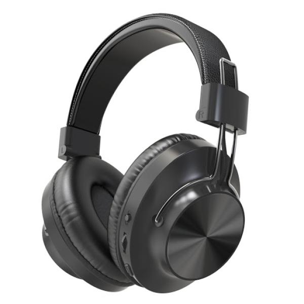 NIA S4000 wireless Bluetooth headset with 40mm HD drivers, TF card slot, FM radio, and App control