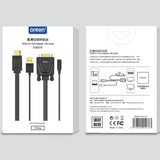 ONTEN HDTV to VGA Cable with Audio 1.8M Adapter Converter