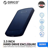 Orico 2020U3-V1 2.5 inch SATA to USB 3.0 hard drive enclosure with UASP and tool-free design
