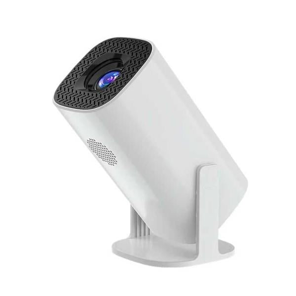 P30 1080P Mini 4K Android 11 Projector with 180-degree flexible projection, Wi-Fi 6, and Bluetooth 5.4 for portable entertainment