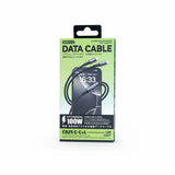 REMAX CB25 (C-C+L) 100W Wind Speed 2 in 1 Aluminum Alloy Braided Data Cable 1.2M