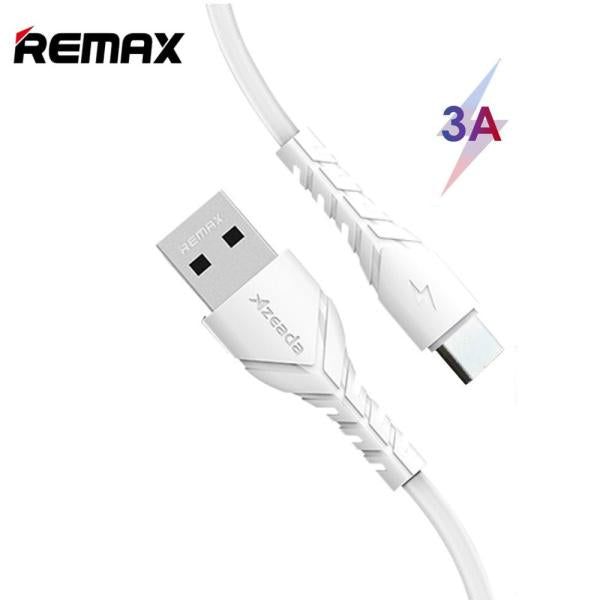 Remax Proda B47A USB-A to Type-C data cable showcasing its robust PVC strain relief boots, high-quality Type-C connector node, and heavy-duty bold copper core cord architecture