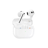Samsung Galaxy Buds3 R530 white wireless earbuds with open-type design, ANC, Galaxy AI, and 360 audio in a wireless charging case